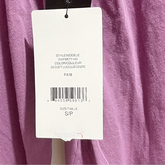 ASKYA LORD & TAYLOR Women’s Purple Scoop Neck Long Sleeve Tee Size Small - Picture 6 of 9